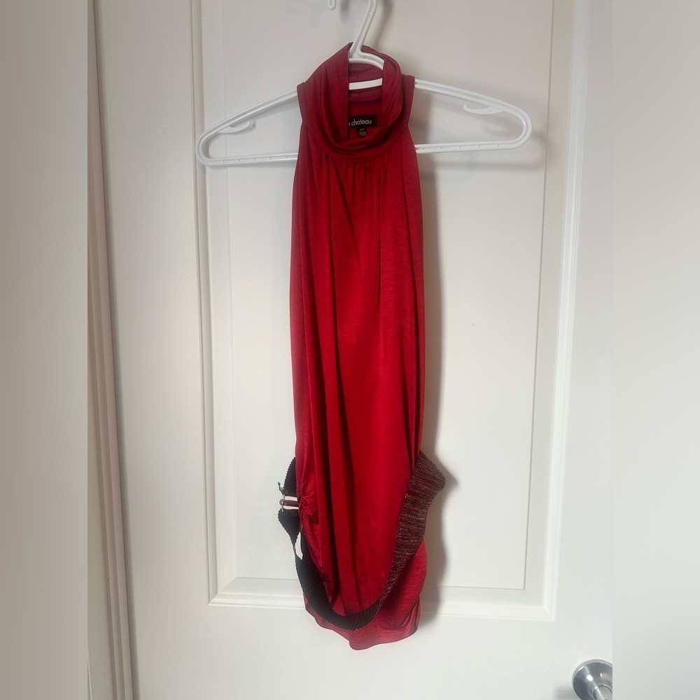 Red Dressy Tank Top
